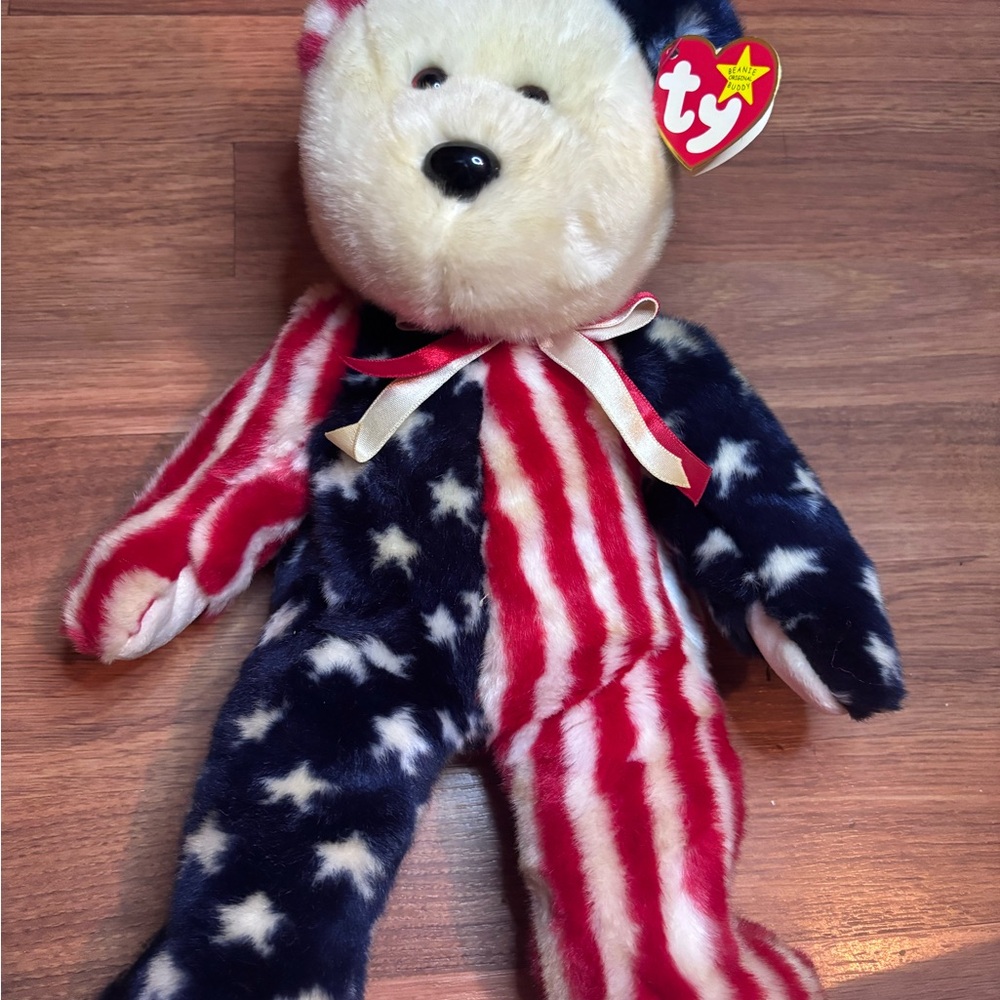 RARE “SPANGLE” beanie baby